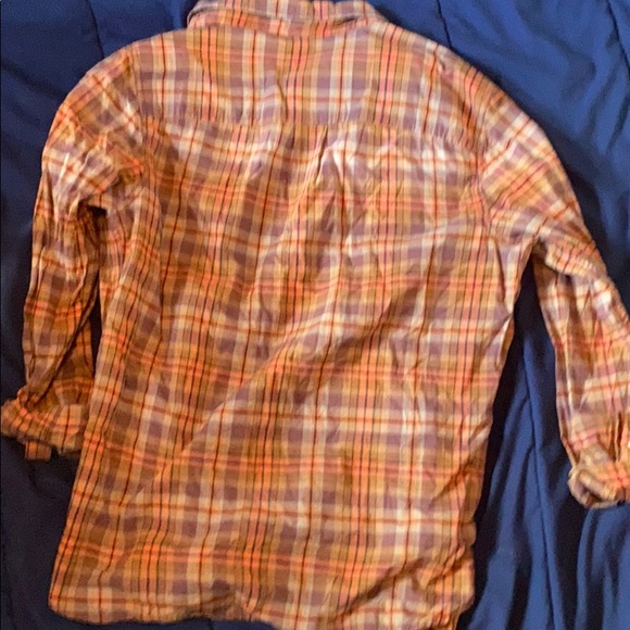 Mossimo Supply Co Plaid Button Shirt M Long Sleeve - Picture 3 of 3